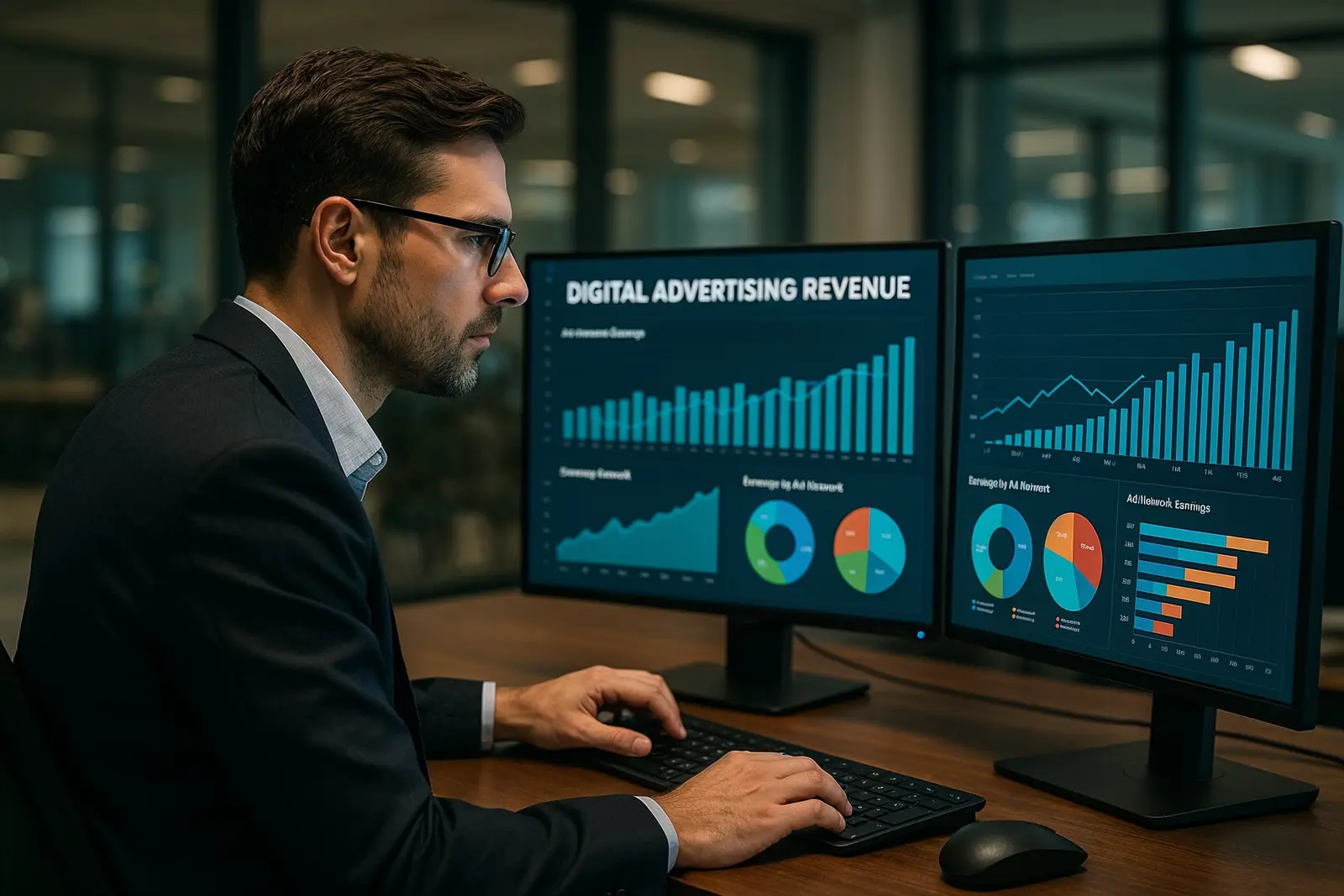 ad network earnings breakdown digital advertising revenue