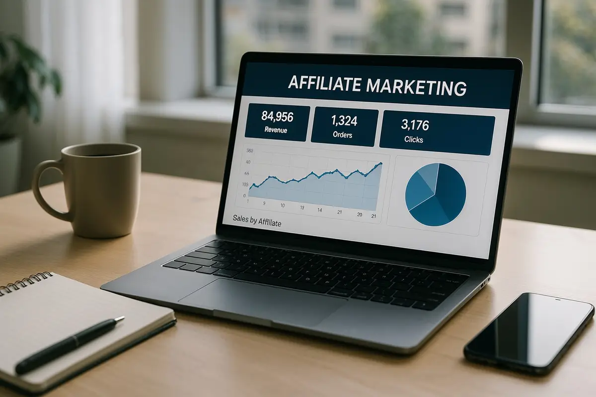 affiliate marketing analytics workspace for influencers