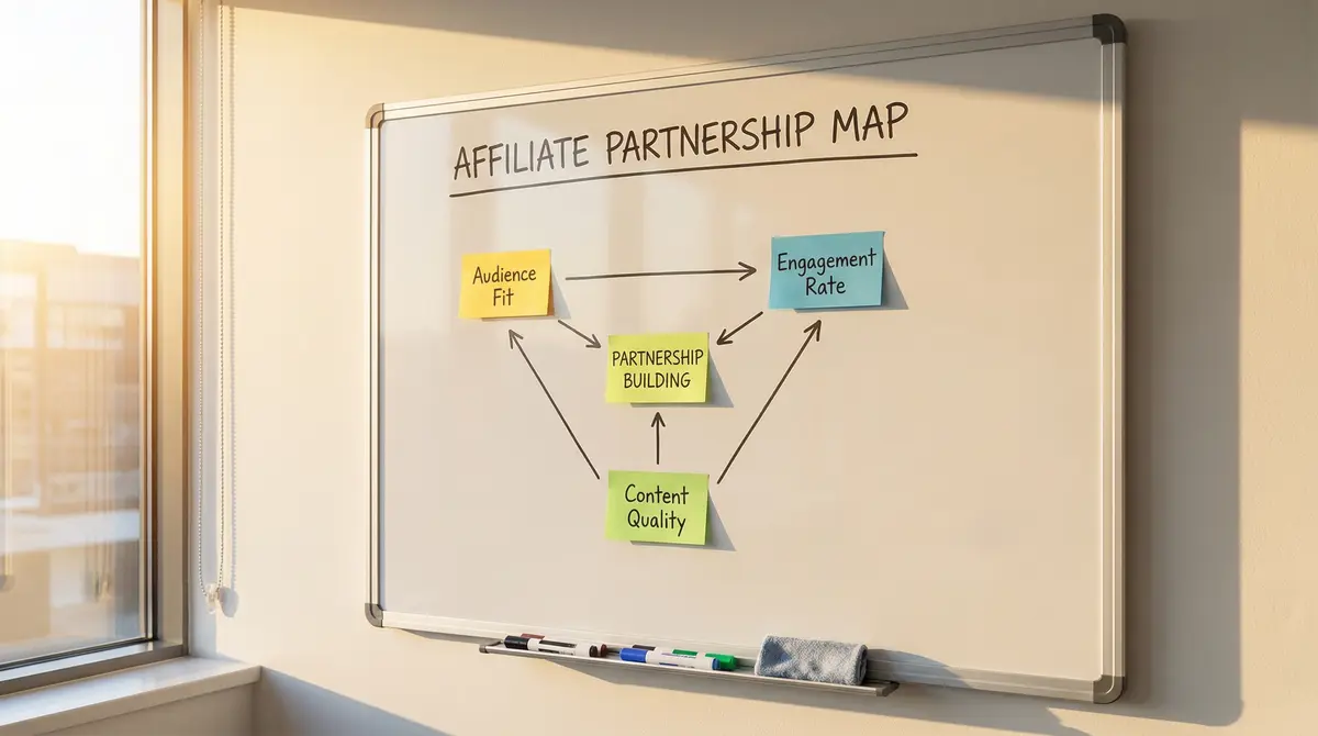 affiliate partnership mapping board engagement audience fit