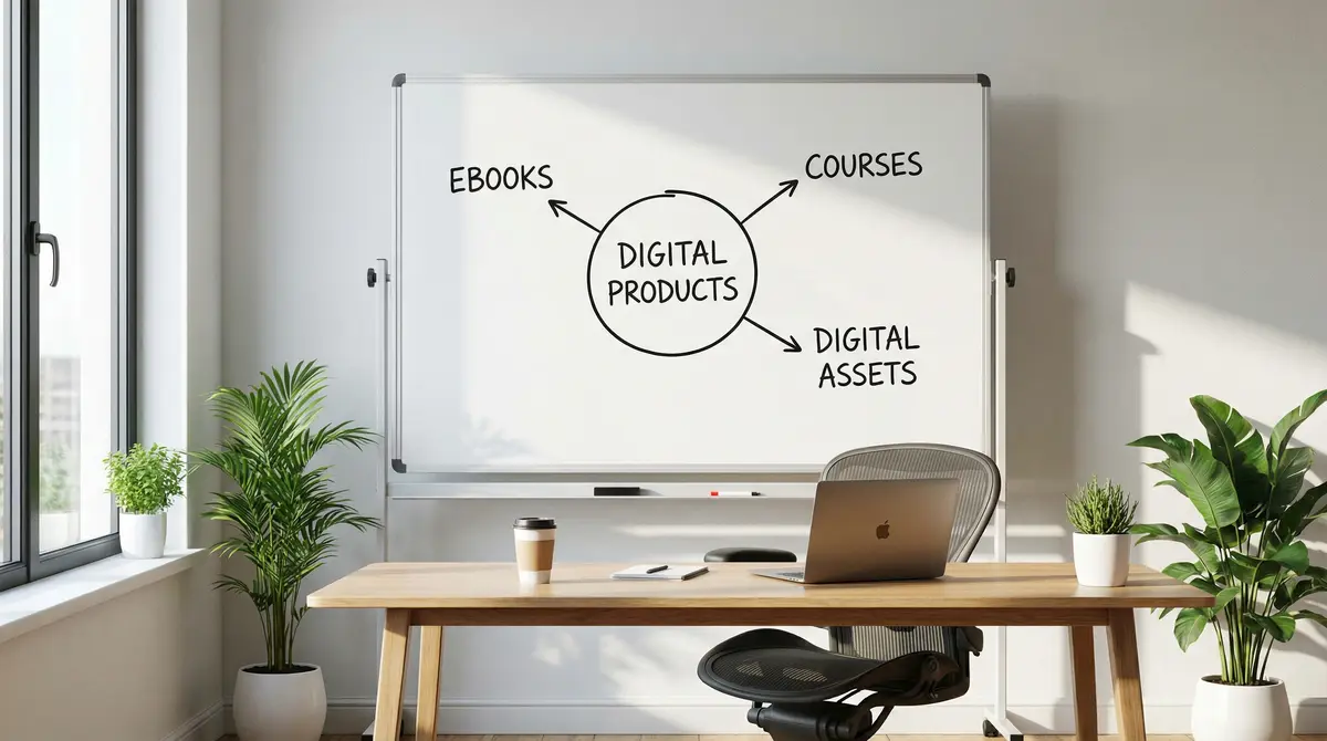 digital products diagram whiteboard visual