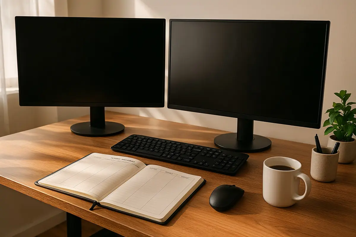 best work from home jobs organized remote workspace