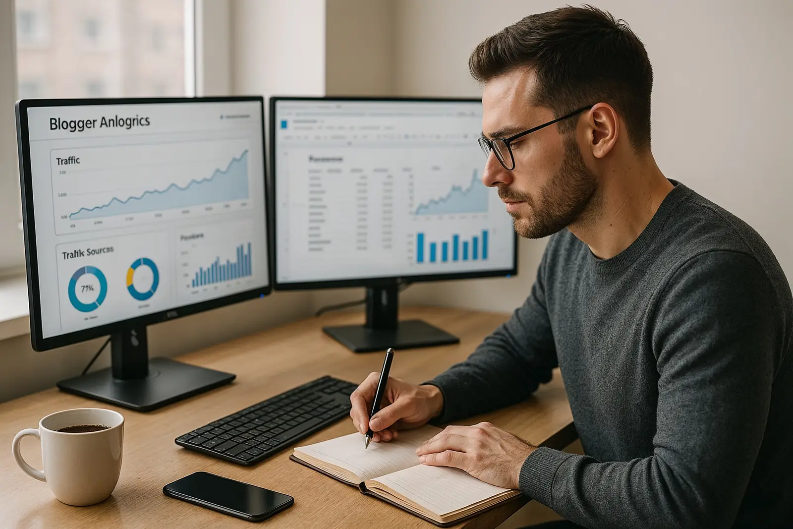 blog traffic earnings report templates guide