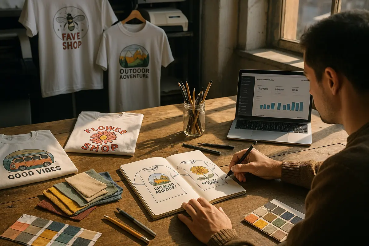designer workspace using email marketing for dtg stores