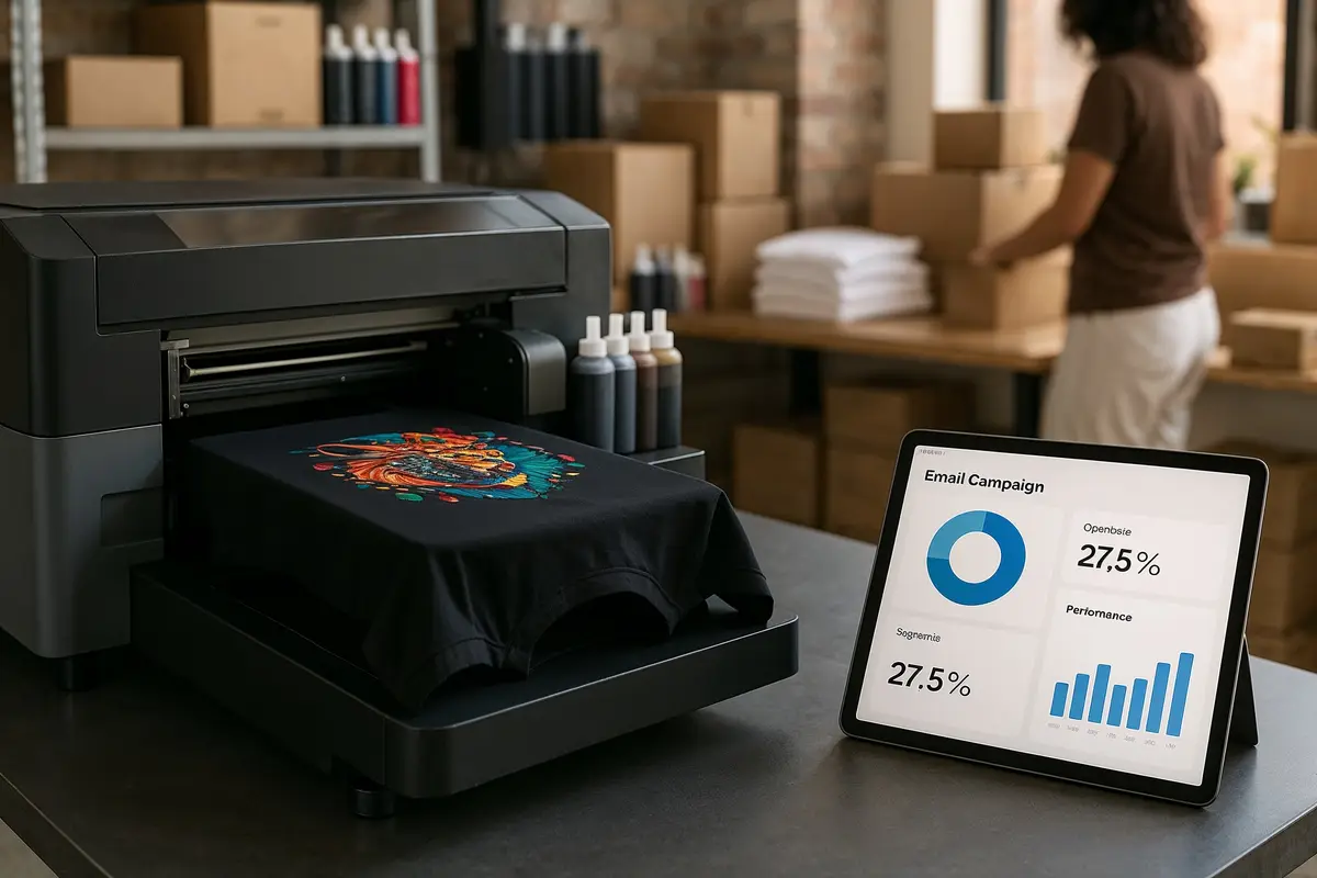 dtg store technology using email marketing for dtg stores