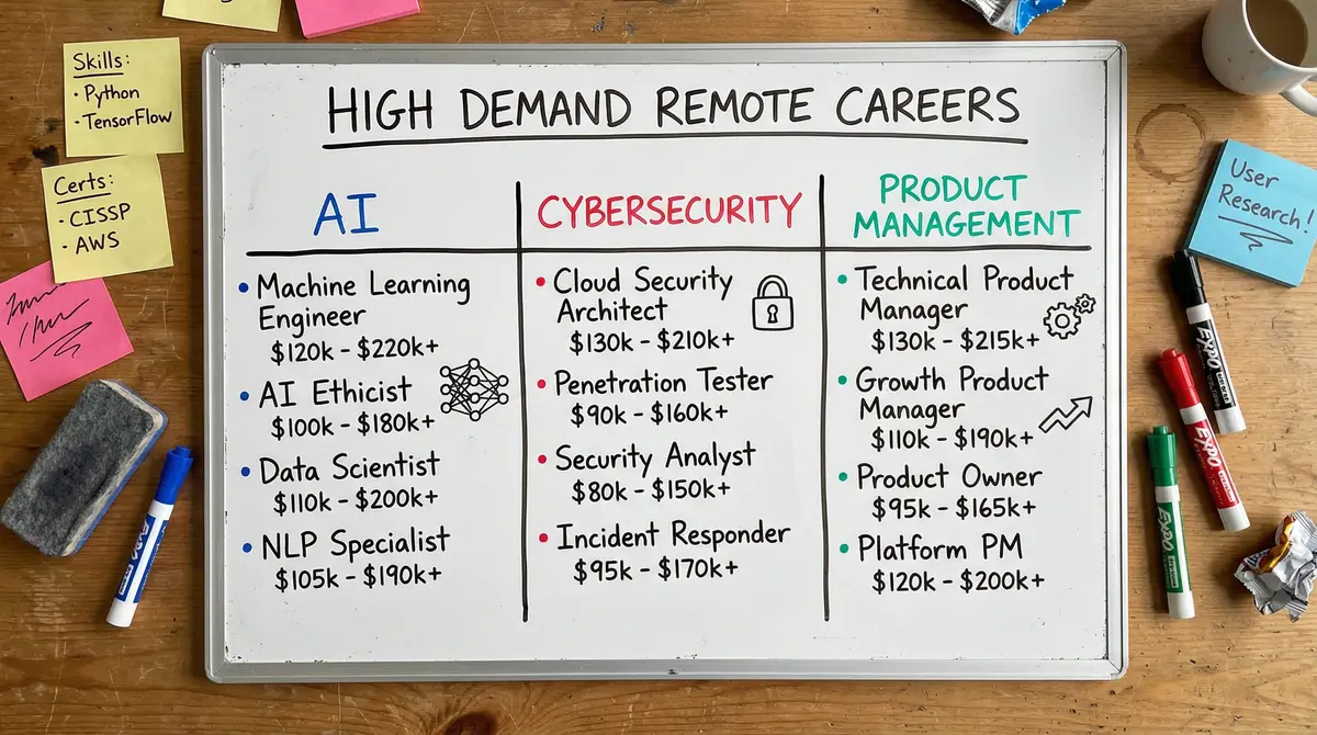 high demand remote careers board