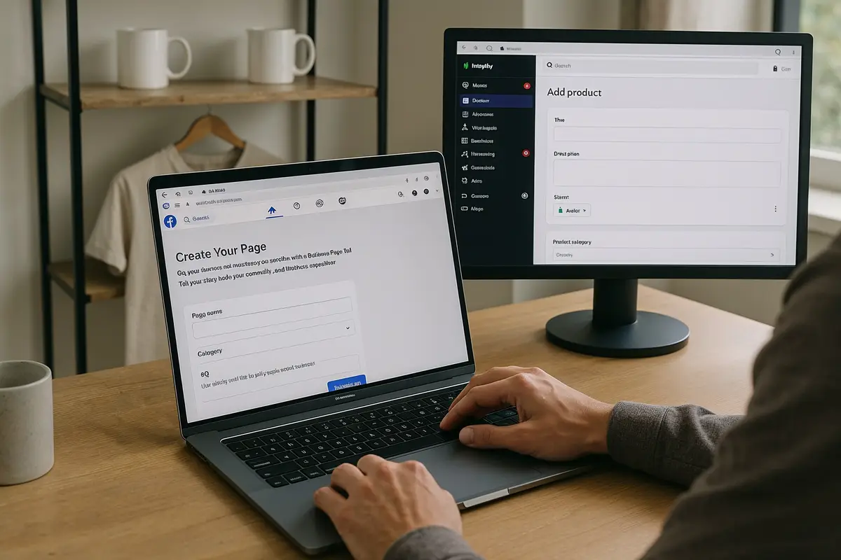 facebook ads for print on demand shopify integration business setup