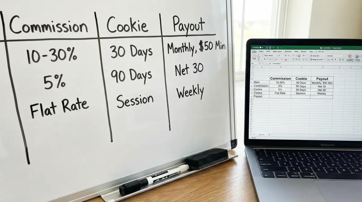 affiliate program comparison framework board