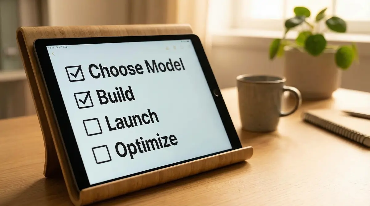 online income action plan steps checklist