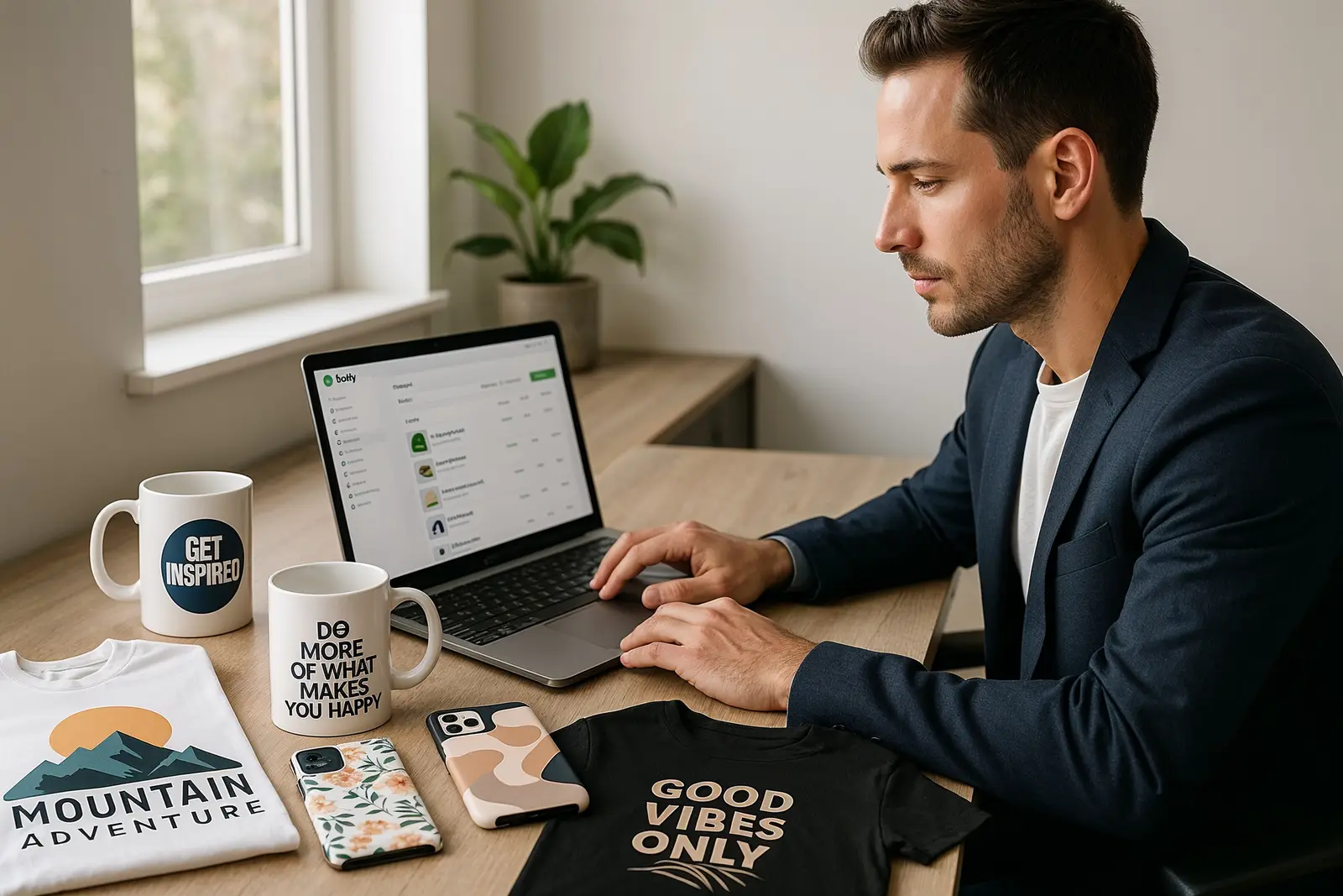 how to start print on demand store shopify