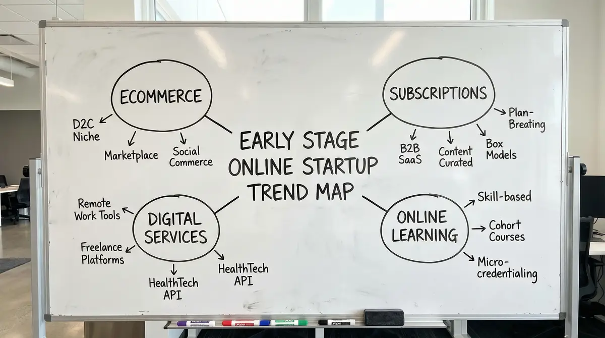 startup trend map ecommerce subscriptions digital services