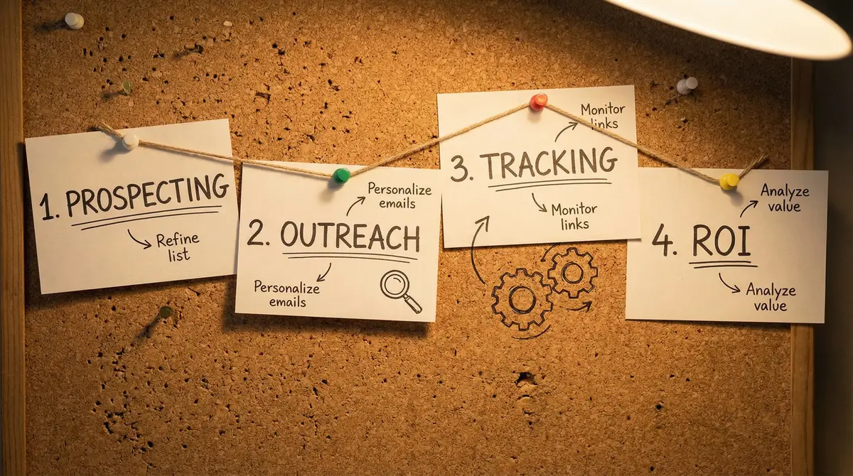 step by step link building optimization workflow