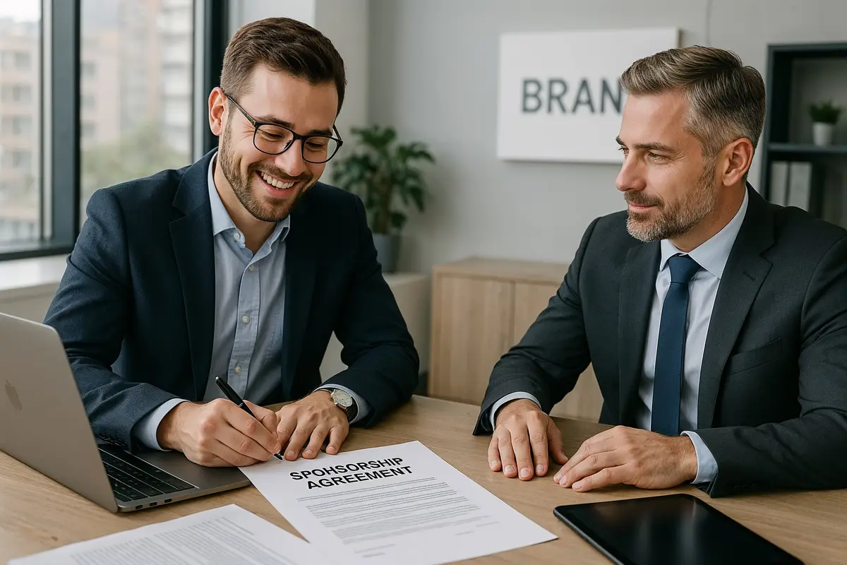 long term sponsorship deals explained: professionals signing multi year sponsorship agreement