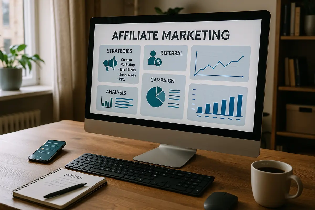 make money with affiliate marketing digital marketer's workspace analysis