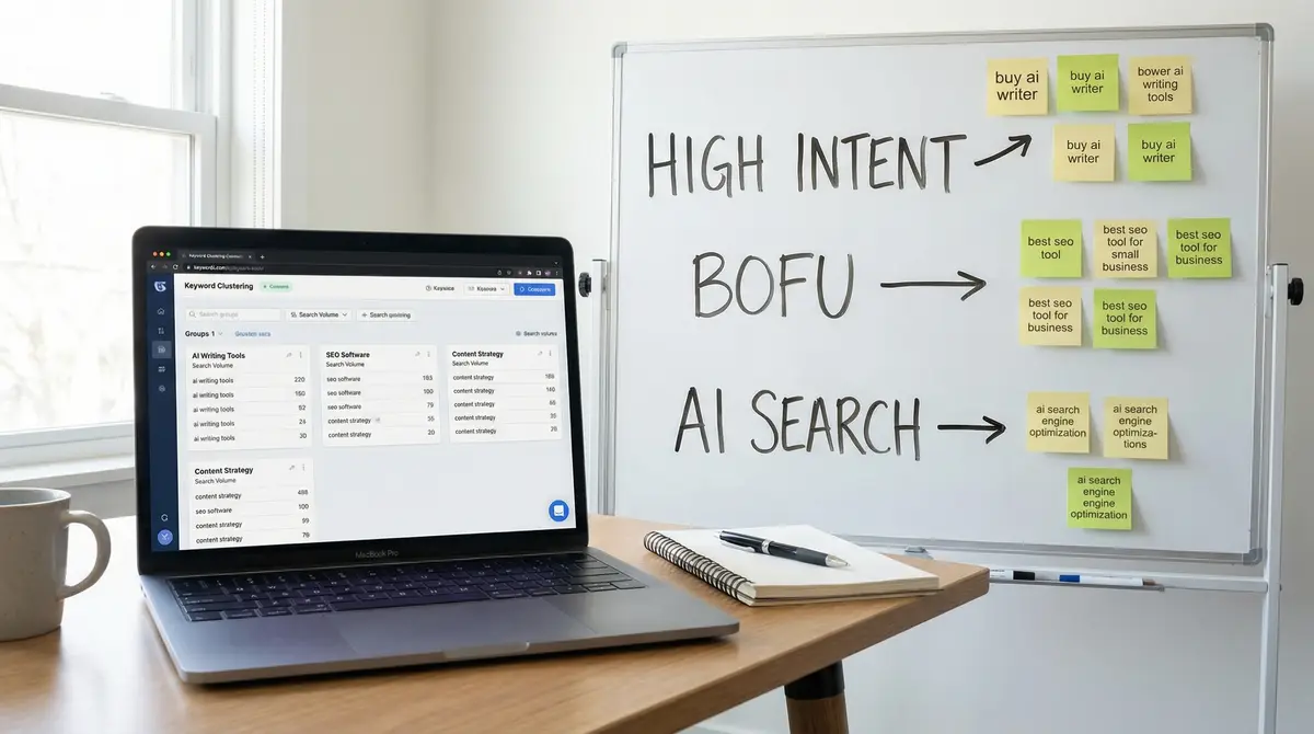 keyword research high intent ai search