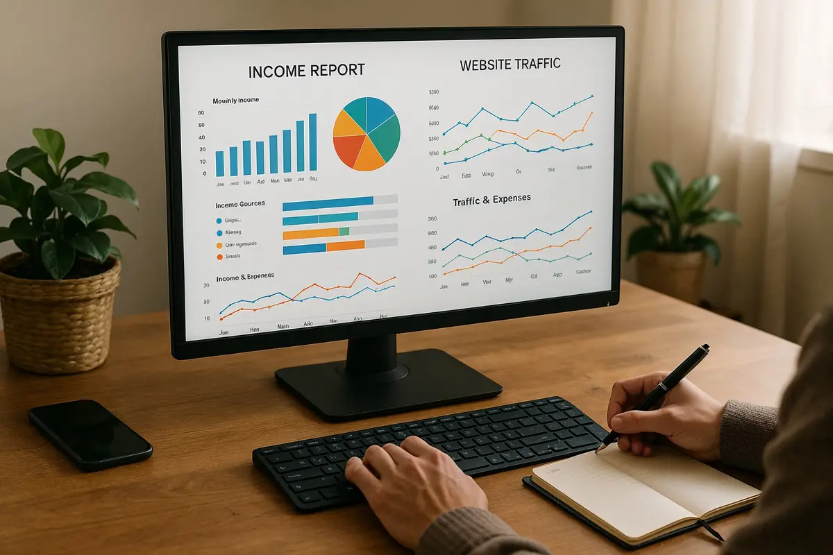 niche website income report examples desktop analytics review