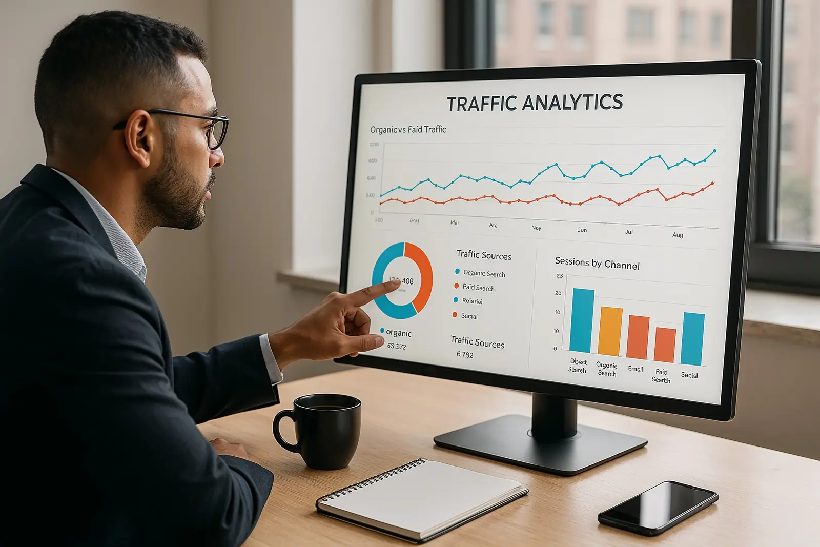 organic vs paid traffic monetization strategy guide