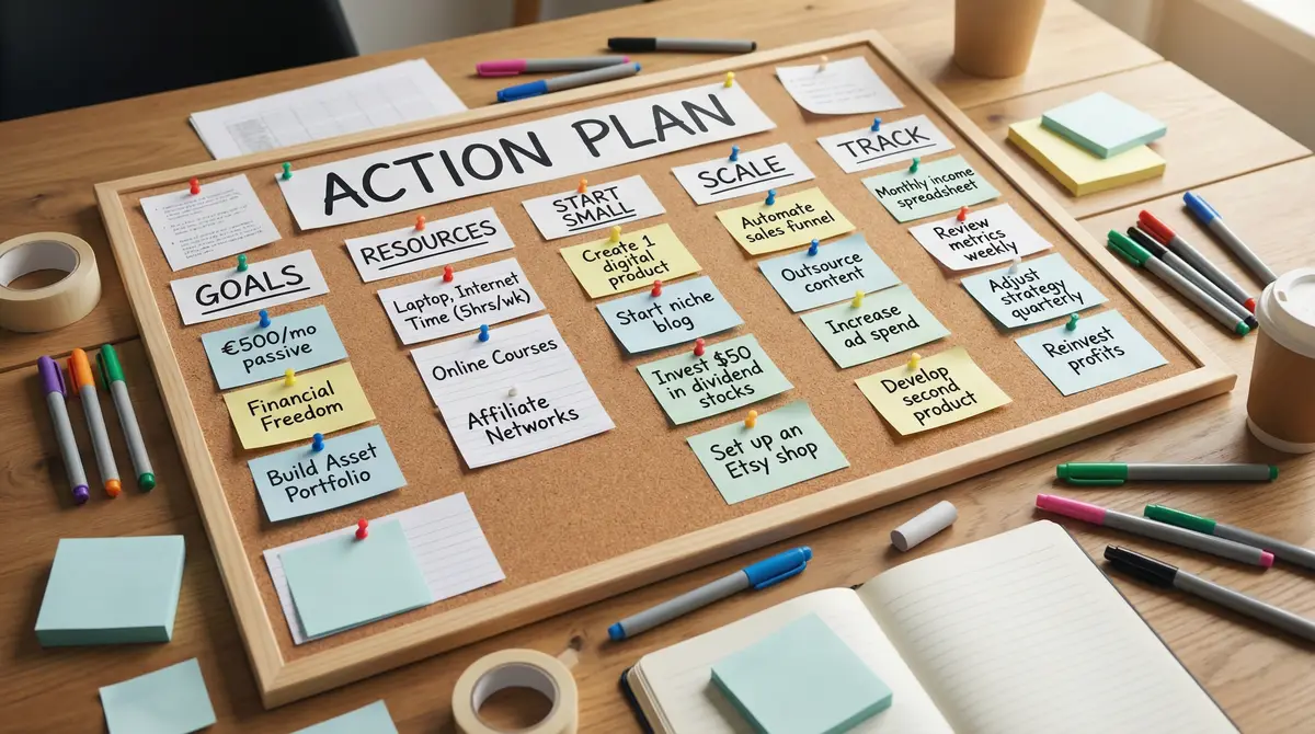 passive income action plan workflow