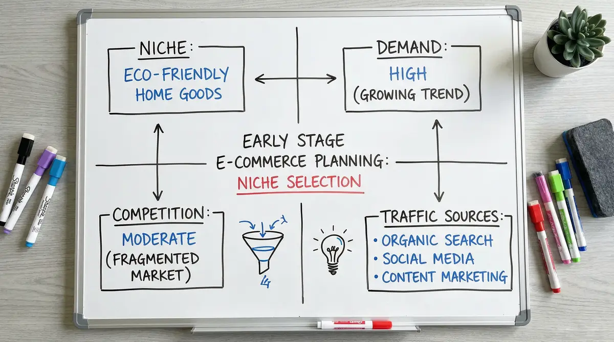 niche selection and product model diagram