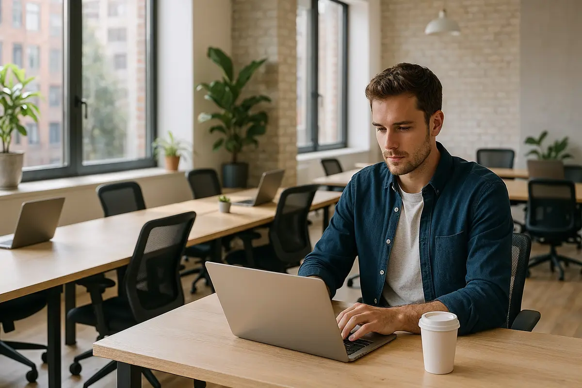 tips for remote work success coworking space setup
