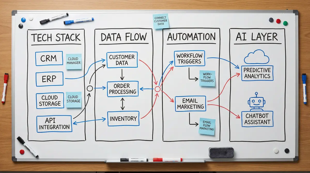 unified digital business system map