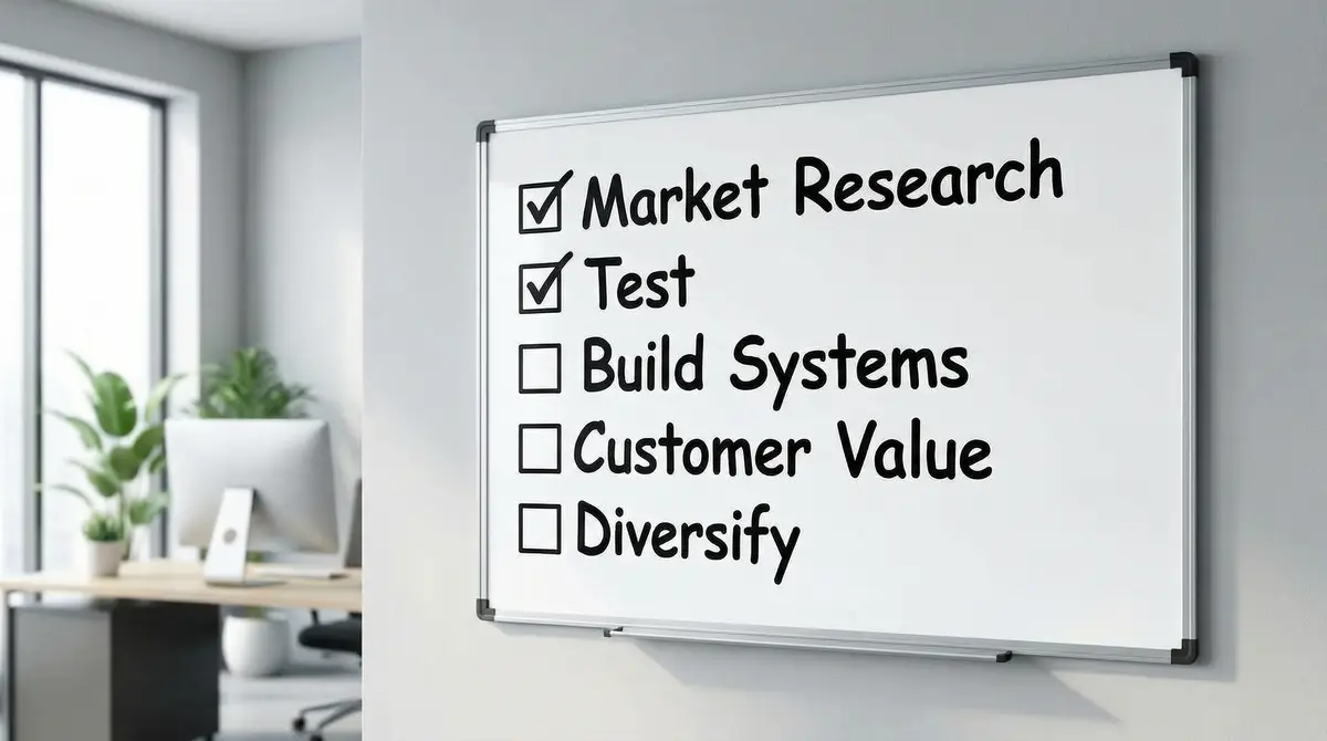 scaling blueprint checklist for digital side hustles