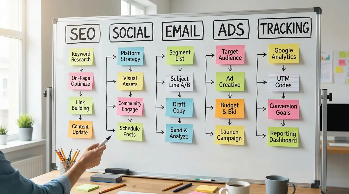traffic optimization checklist board