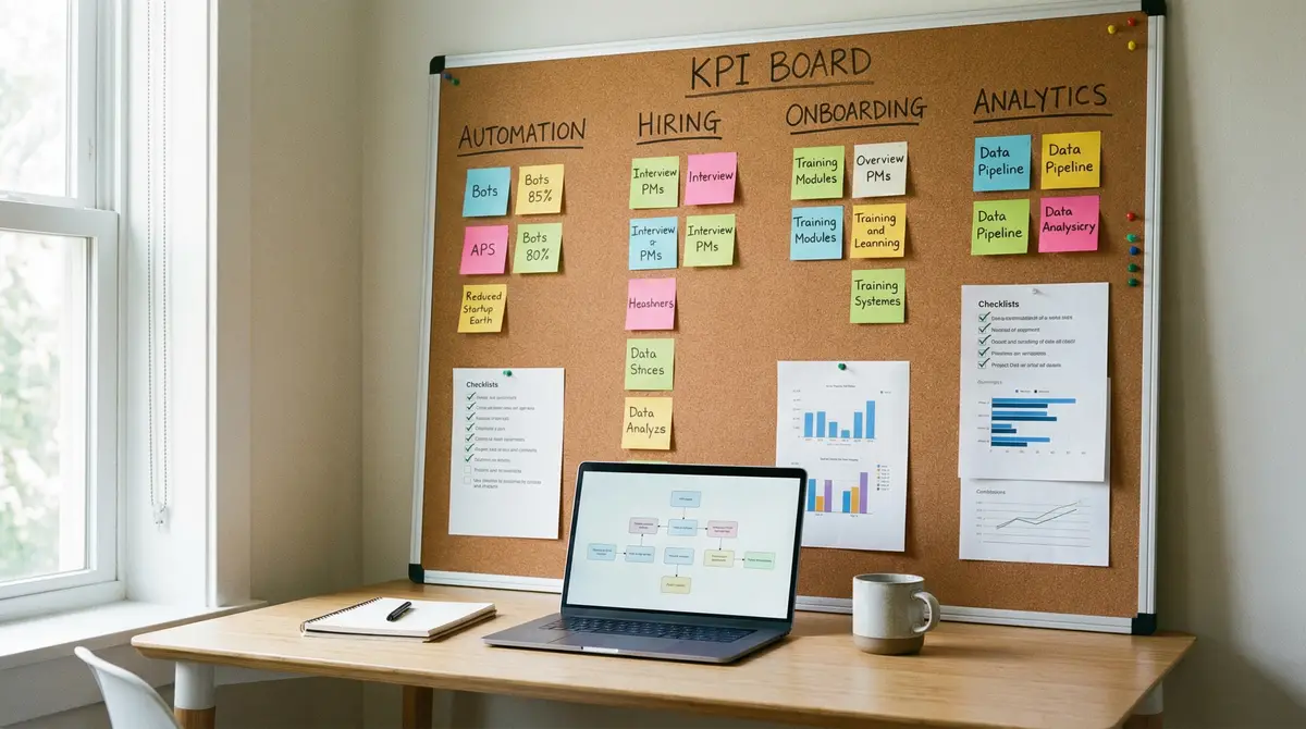 remote operations kpi checklist board