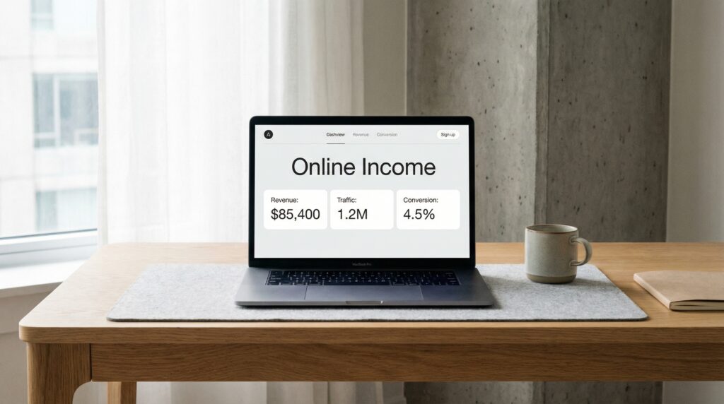 workspace-with-laptop-showing-online-income-dashboard