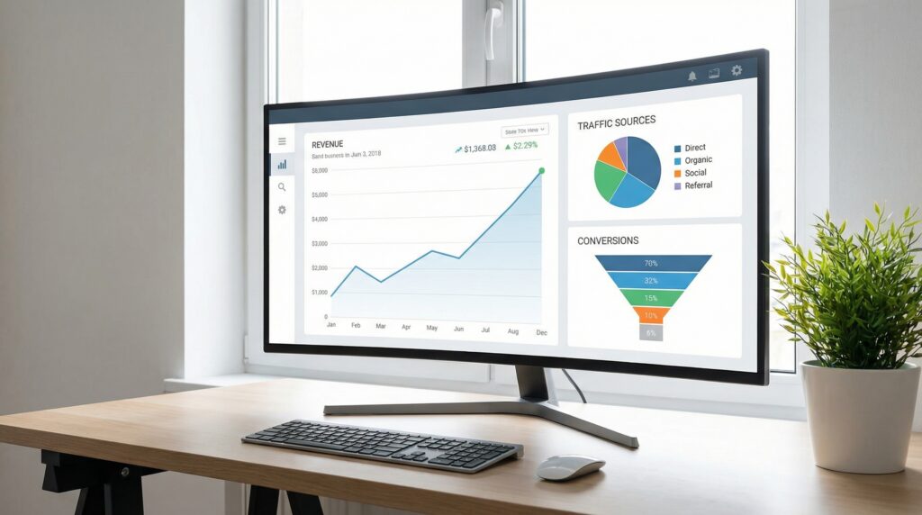 digital-business-dashboard-with-revenue-and-traffic-metrics