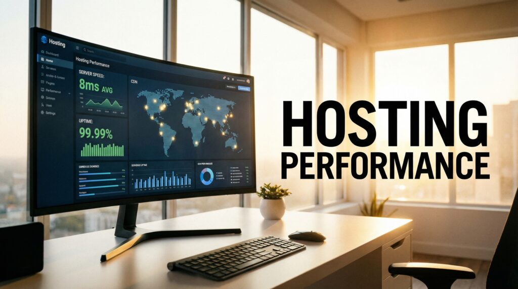 hosting-performance-dashboard-with-speed-and-uptime-metrics